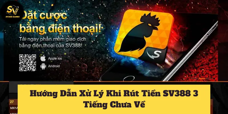 Hướng Dẫn Xử Lý Khi Rút Tiền SV388 3 Tiếng Chưa Về 3 Rút tiền SV388 3 tiếng chưa về